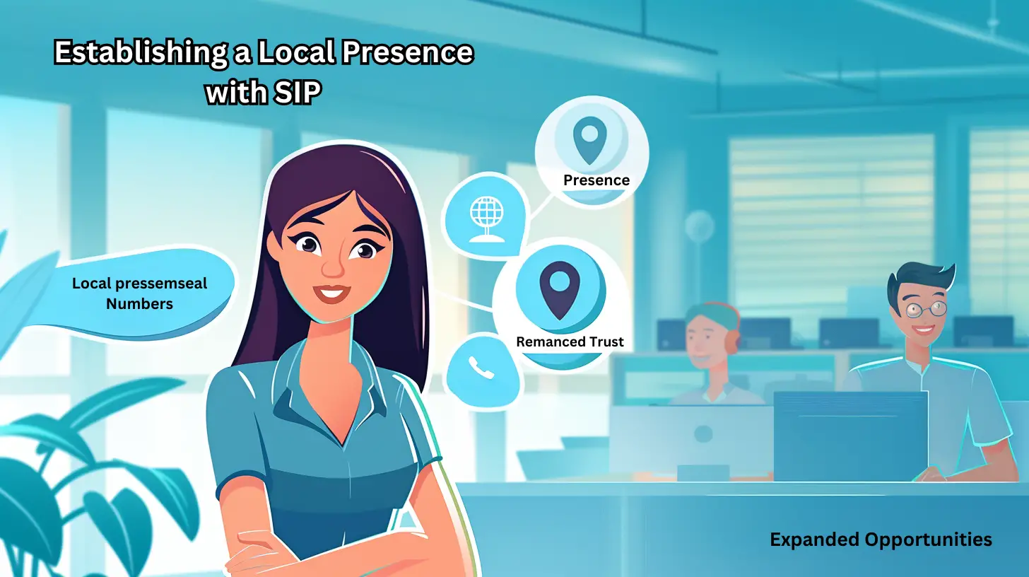 Establishing a Local Presence with SIP