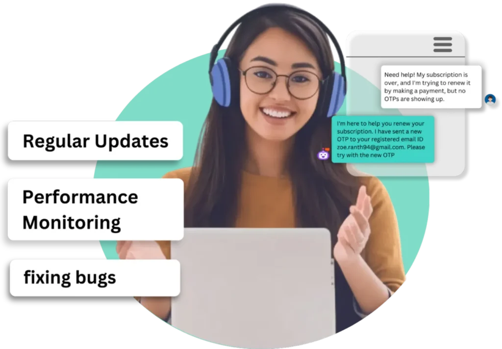 on going maintainence and support