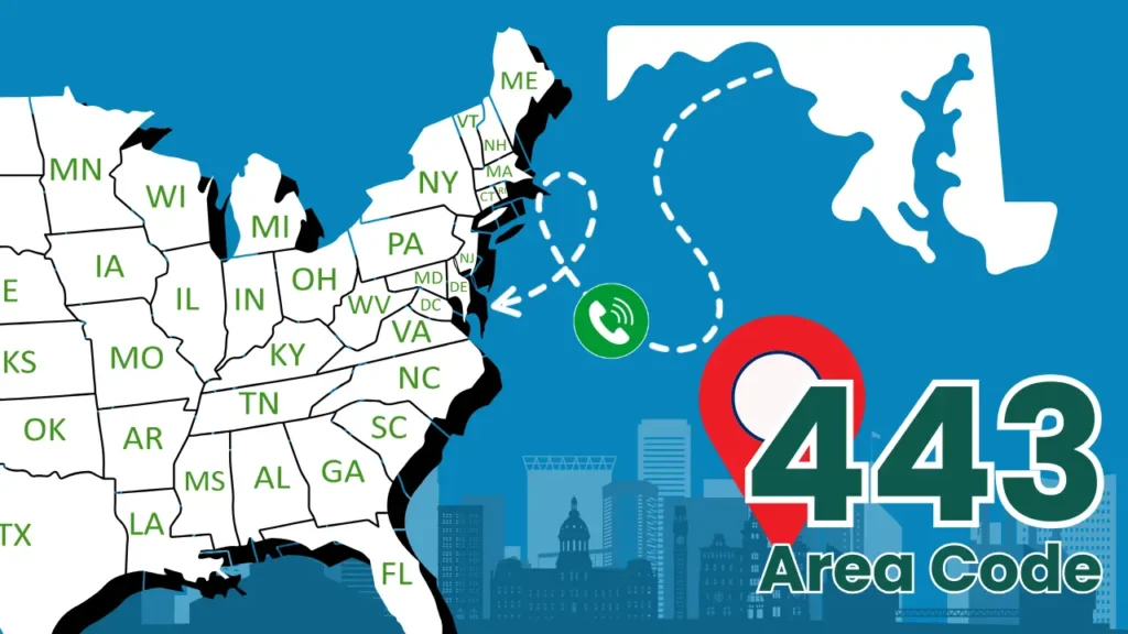443 area code