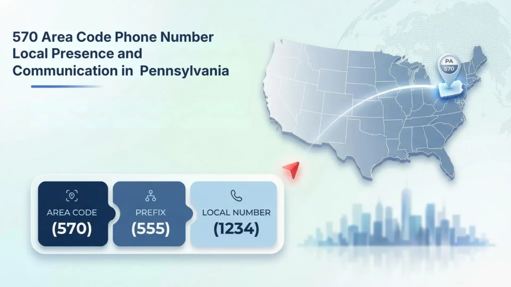 570 Area Code Phone number local presence and communication in pennylvania