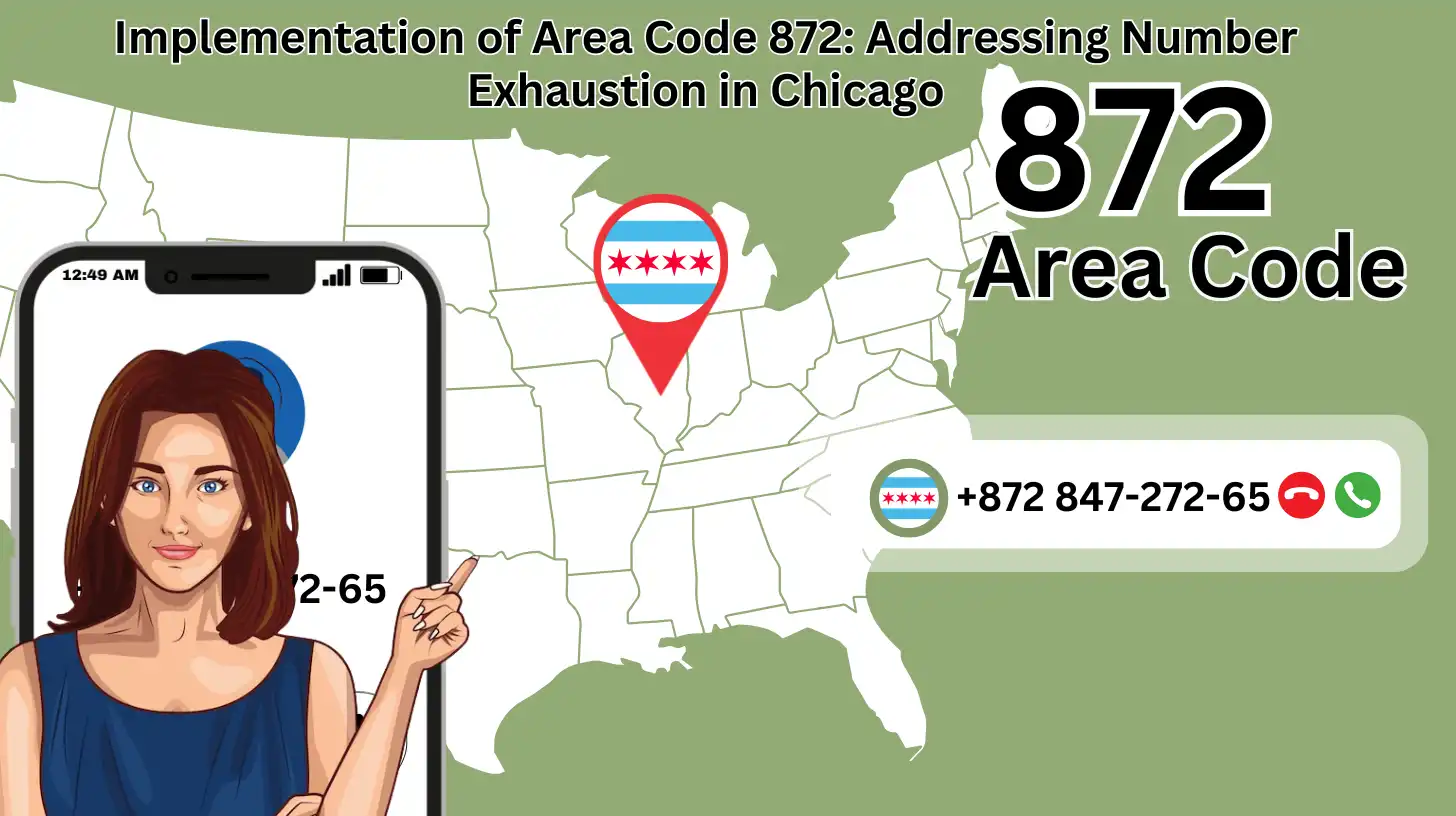 Implementation of Area Code 872 Addressing Number Exhaustion in Chicago