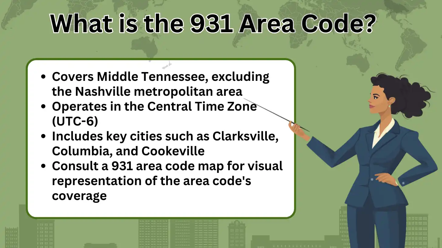 What is the 931 Area Code 
