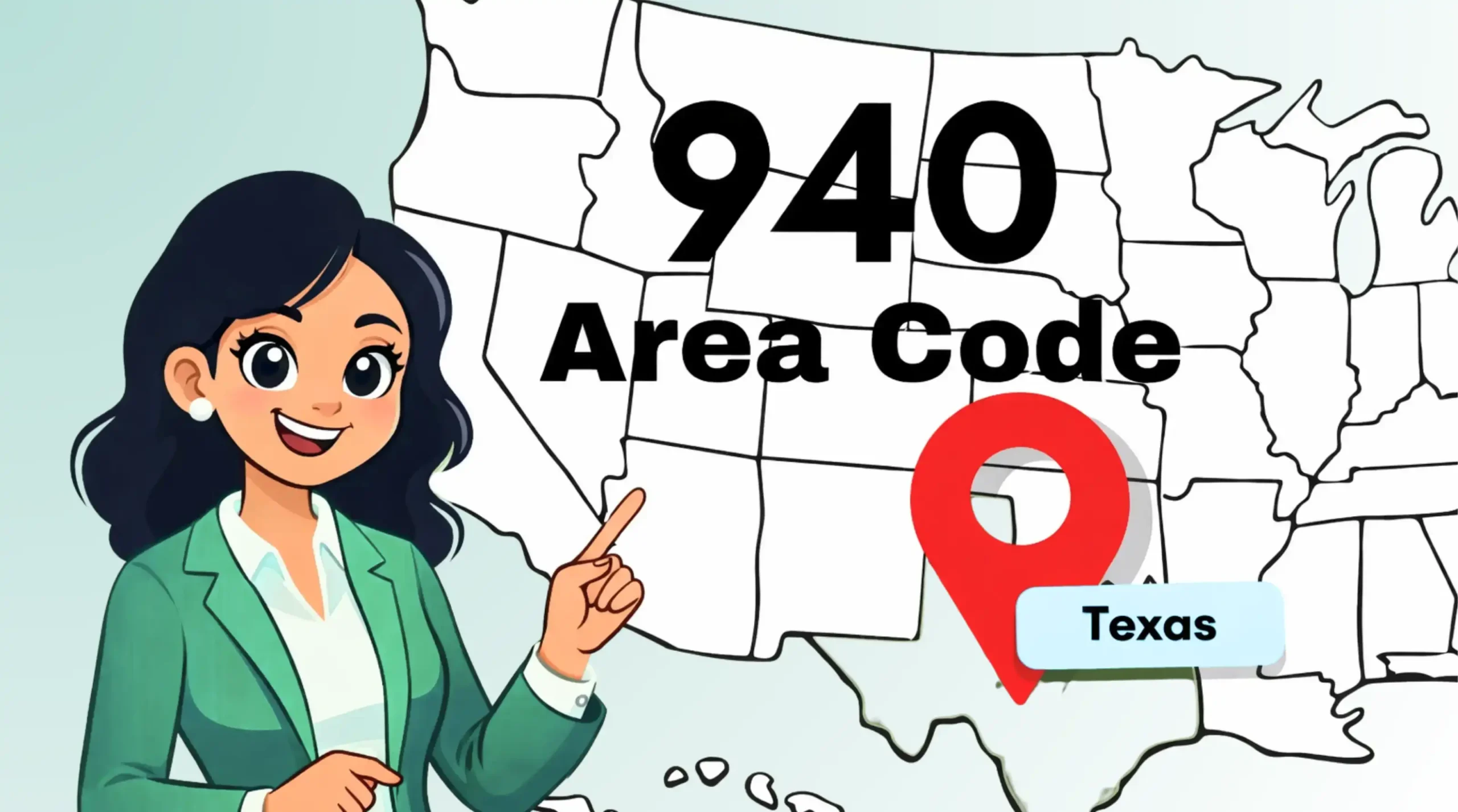 940 area code