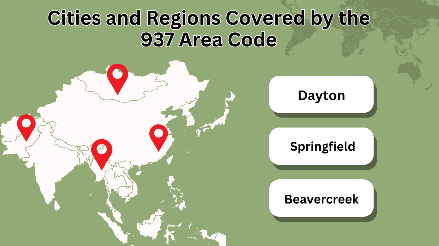 Cities and Regions Covered by the 937 Area Code (1)