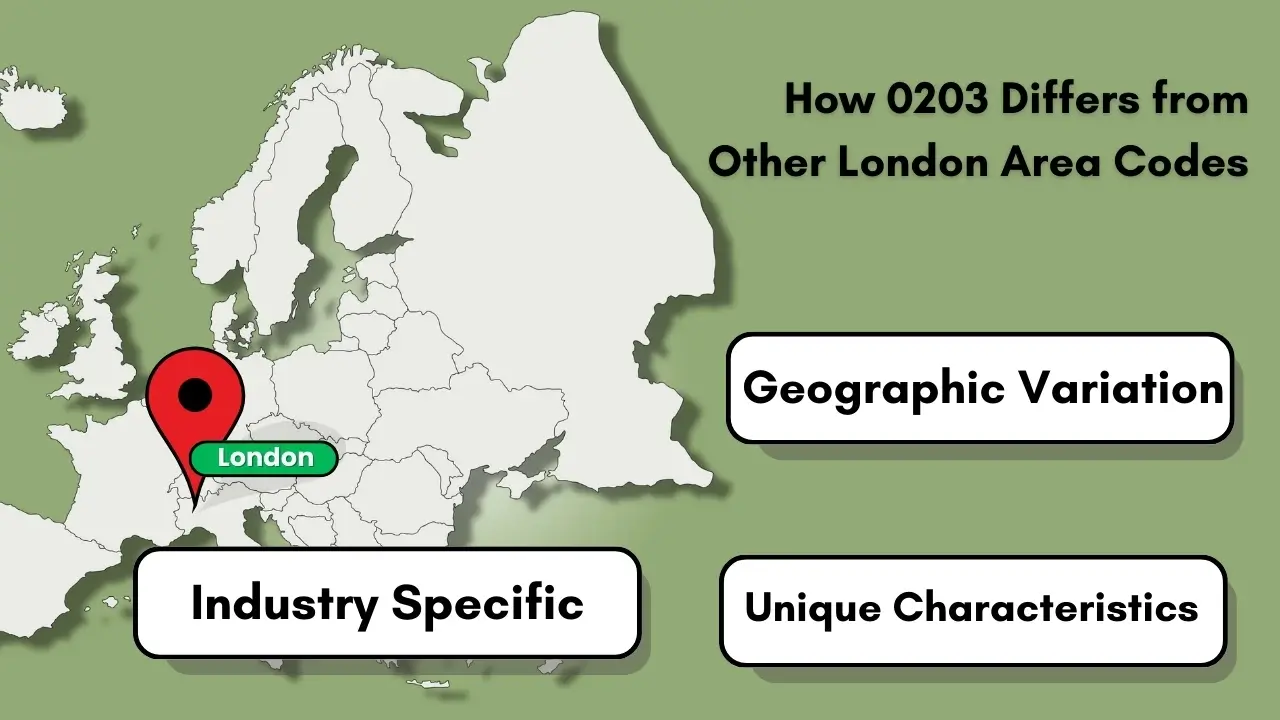 How 0203 Differs from Other London Area Codes 