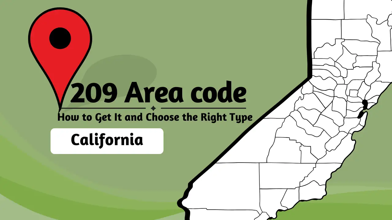 209 area code number timezone benefits how to get one