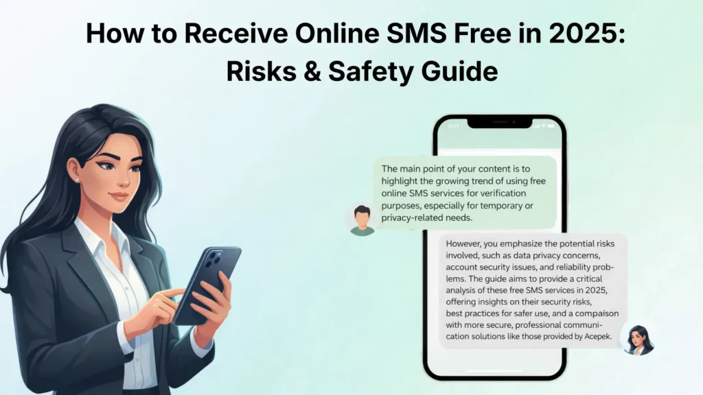 How to Receive Online SMS Free in 2025: Risks & Safety Guide
