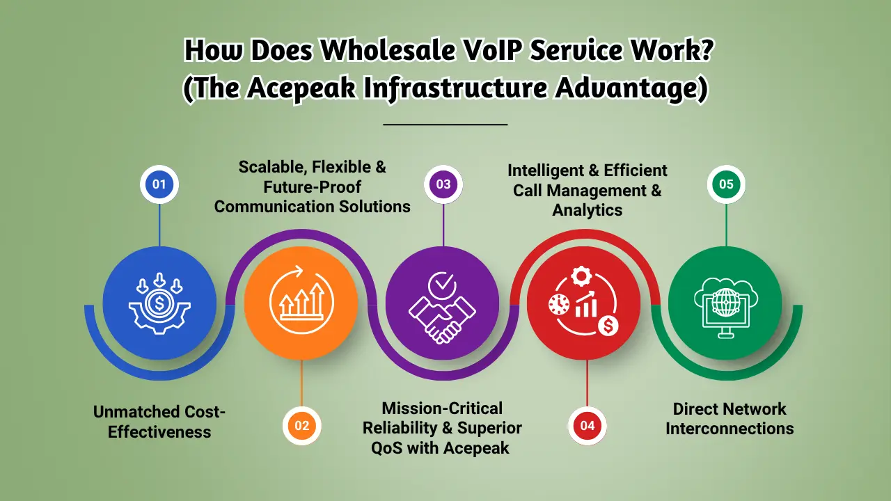 How Does Wholesale VoIP Service Work? (The Acepeak Infrastructure Advantage)