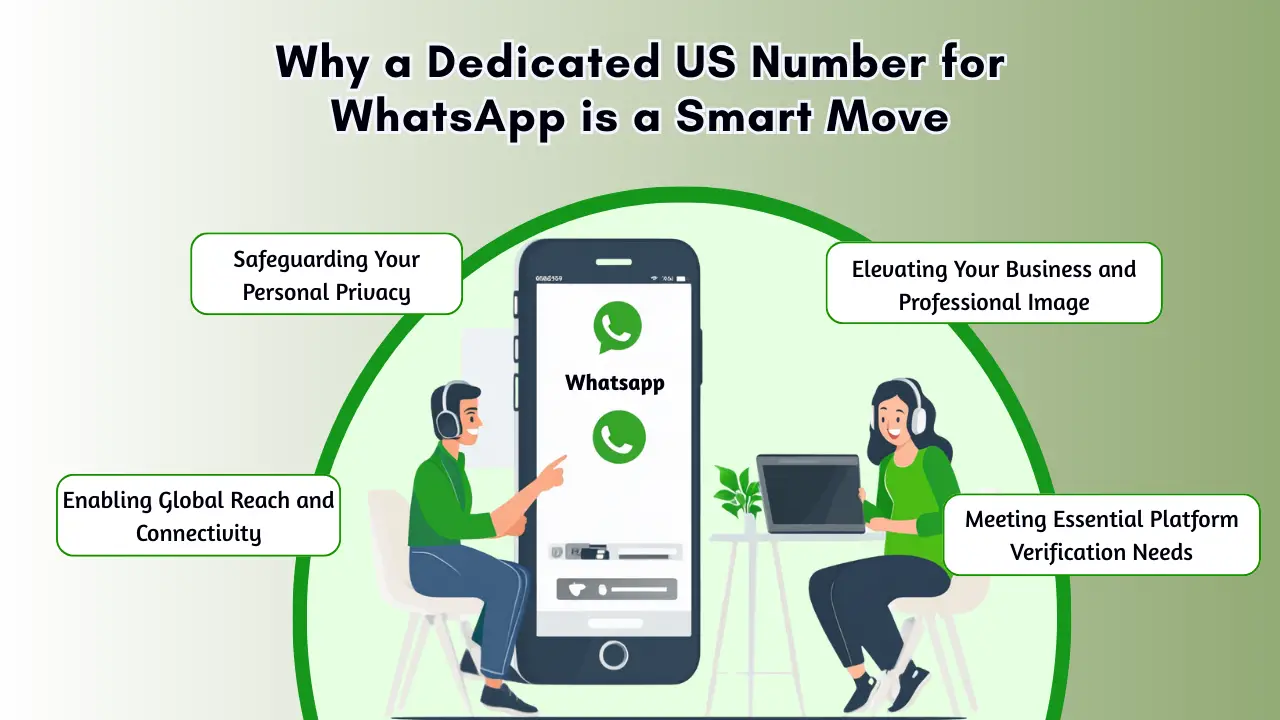 Why a Dedicated US Number for WhatsApp is a Smart Move