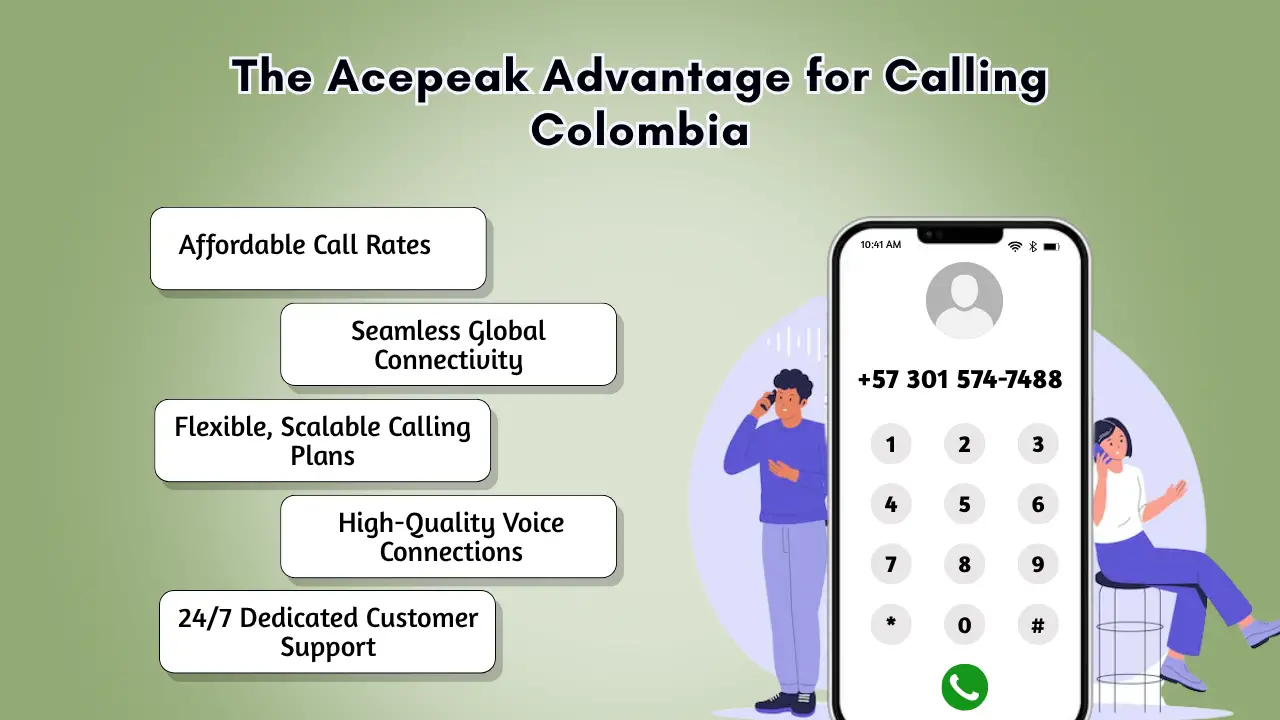 The Acepeak Advantage for Calling Colombia