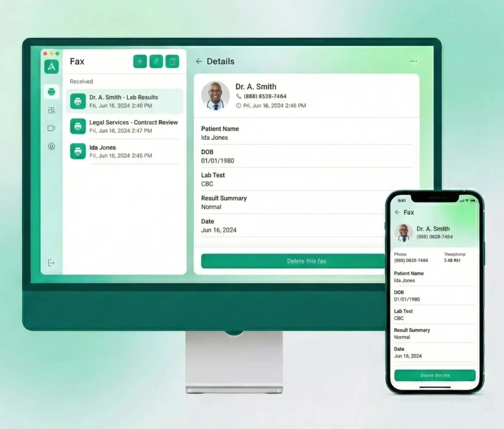 A modern, secure fax solution built for today’s businesses 1