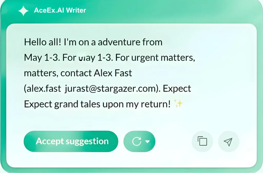 Create messages effortlessly
