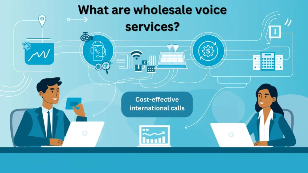 What are wholesale voice services