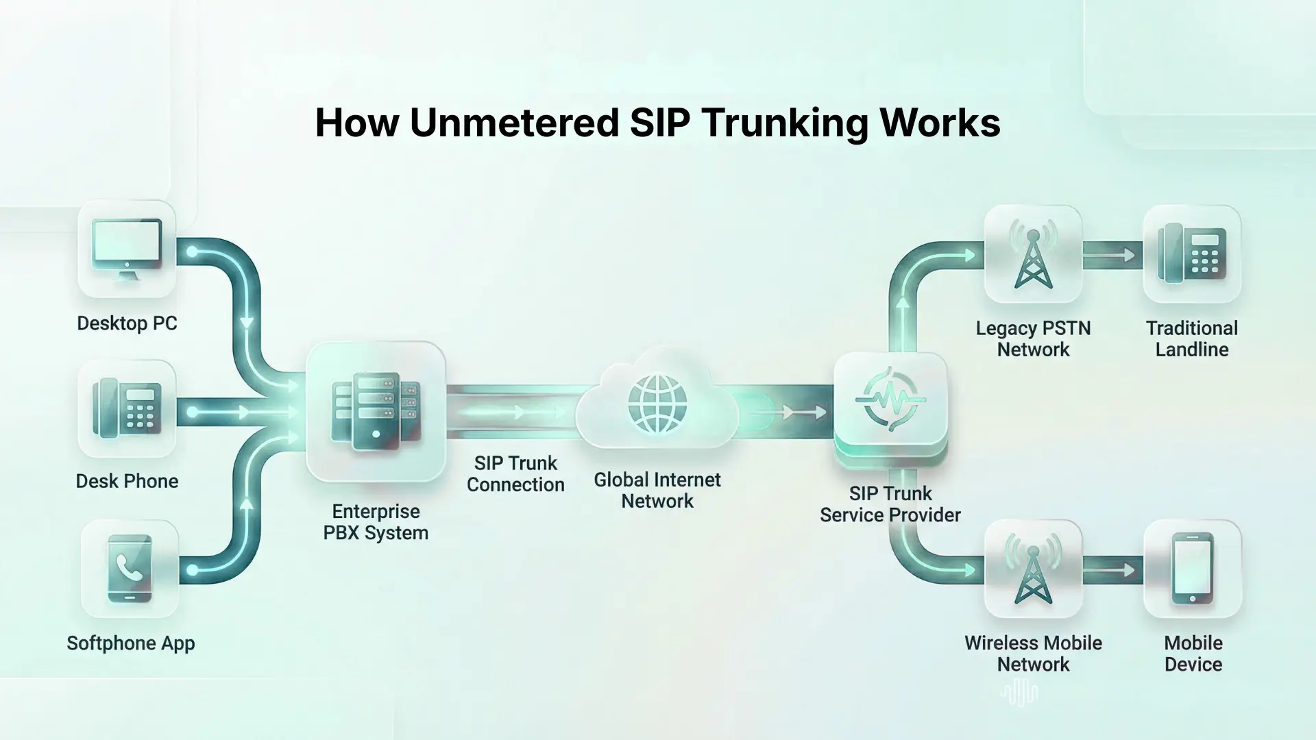 How Unmetered SIP Trunking Works