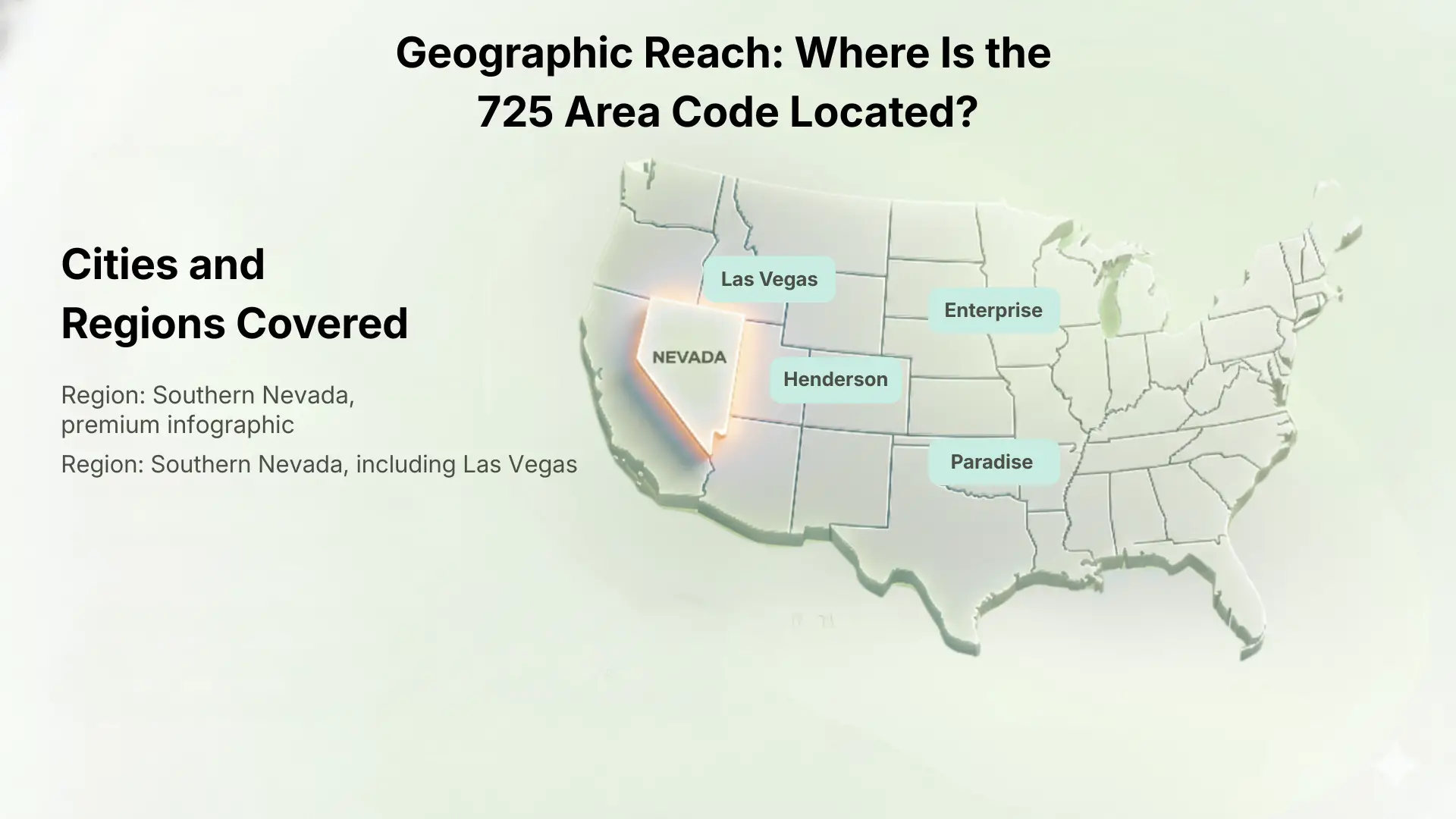 Geographic Reach: Where Is the 725 Area Code Located?
