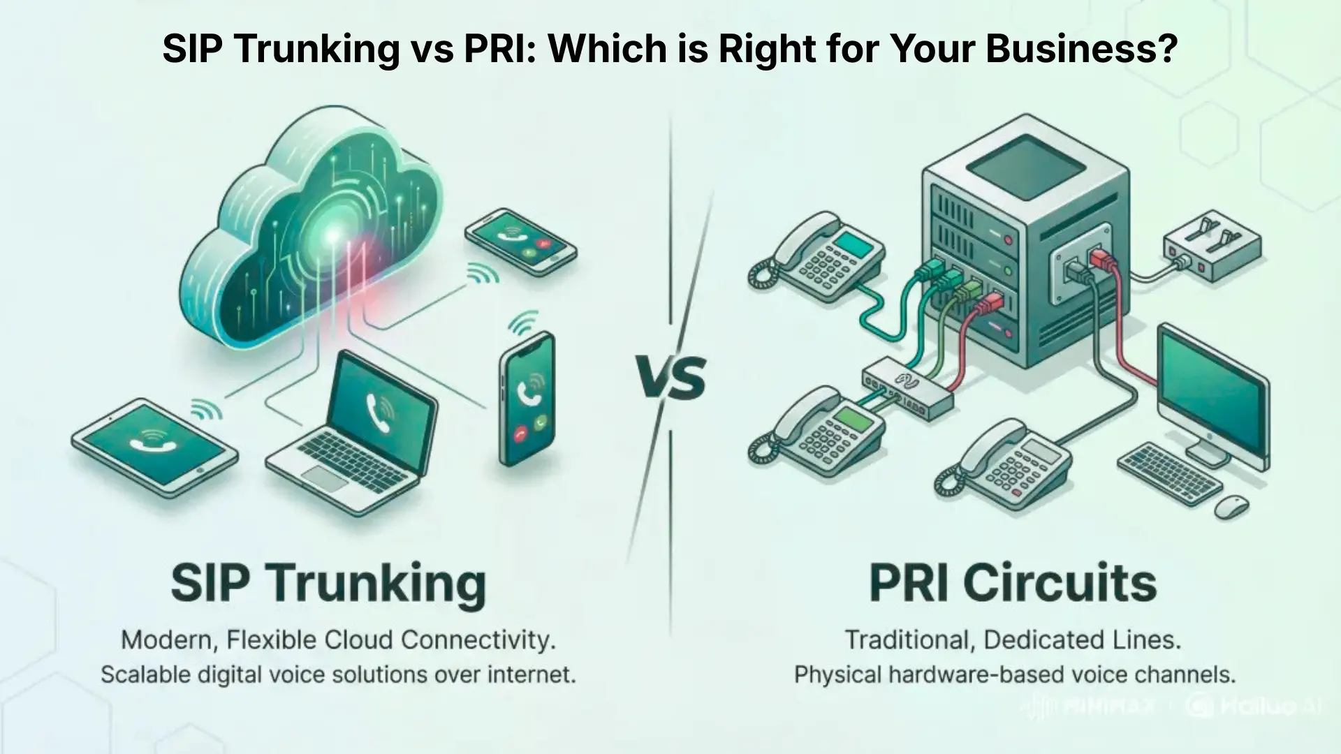 SIP Trunking vs PRI: Which is Right for Your Business?