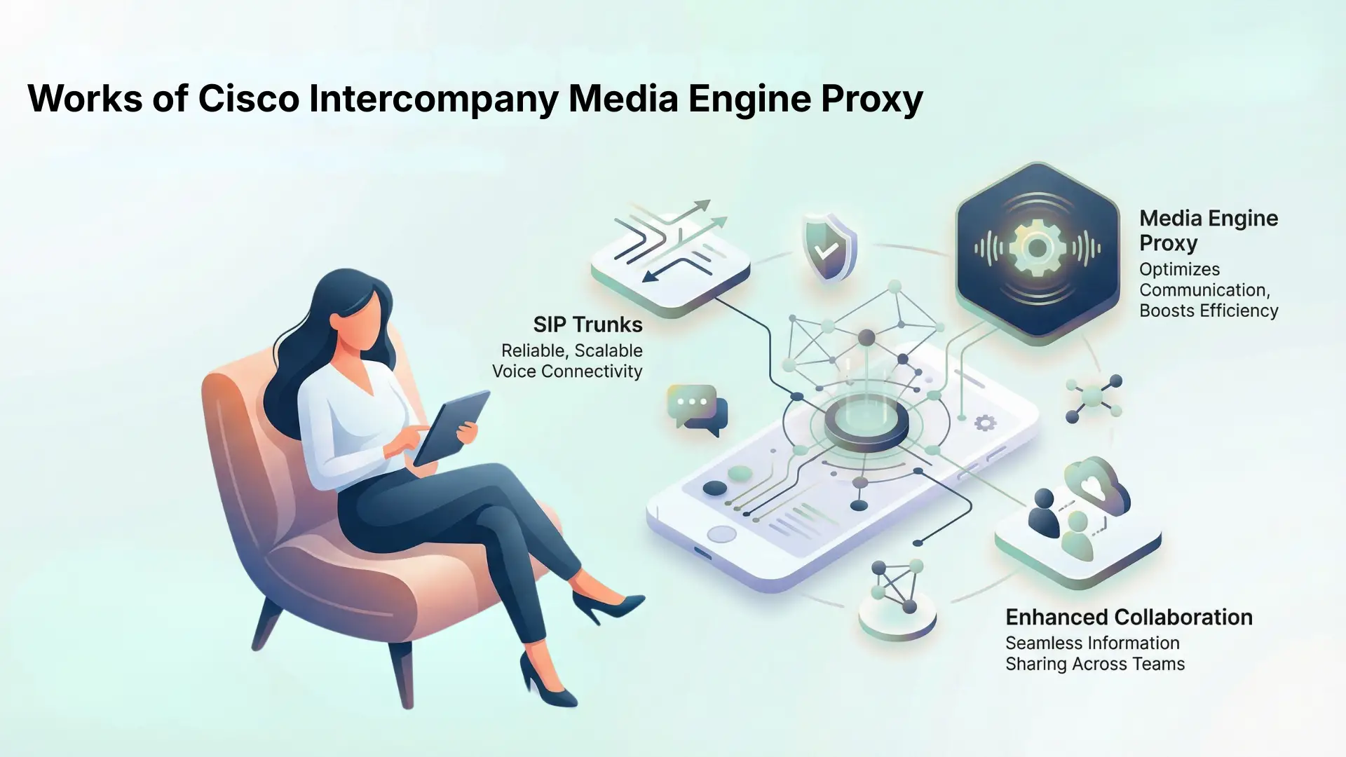 Works of Cisco Intercompany Media Engine Proxy