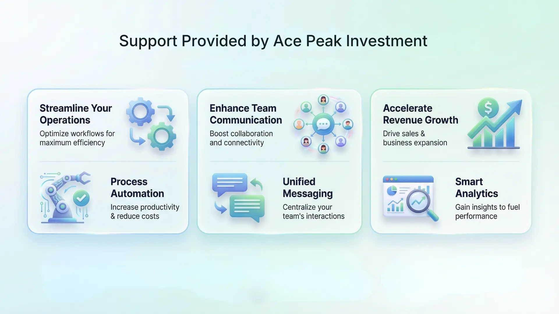 Support Provided by Ace Peak Investment