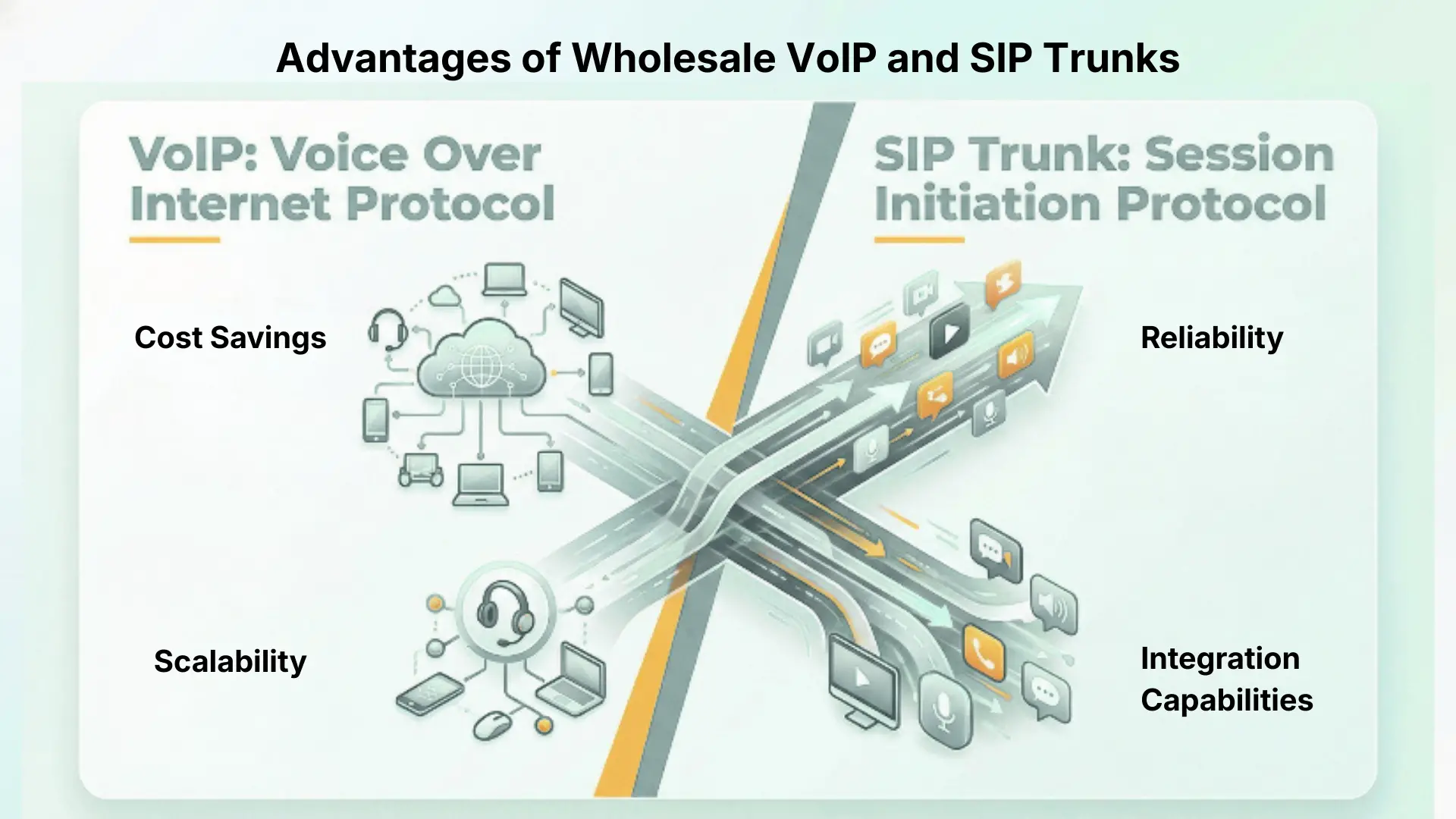 Advantages of Wholesale VoIP and SIP Trunks