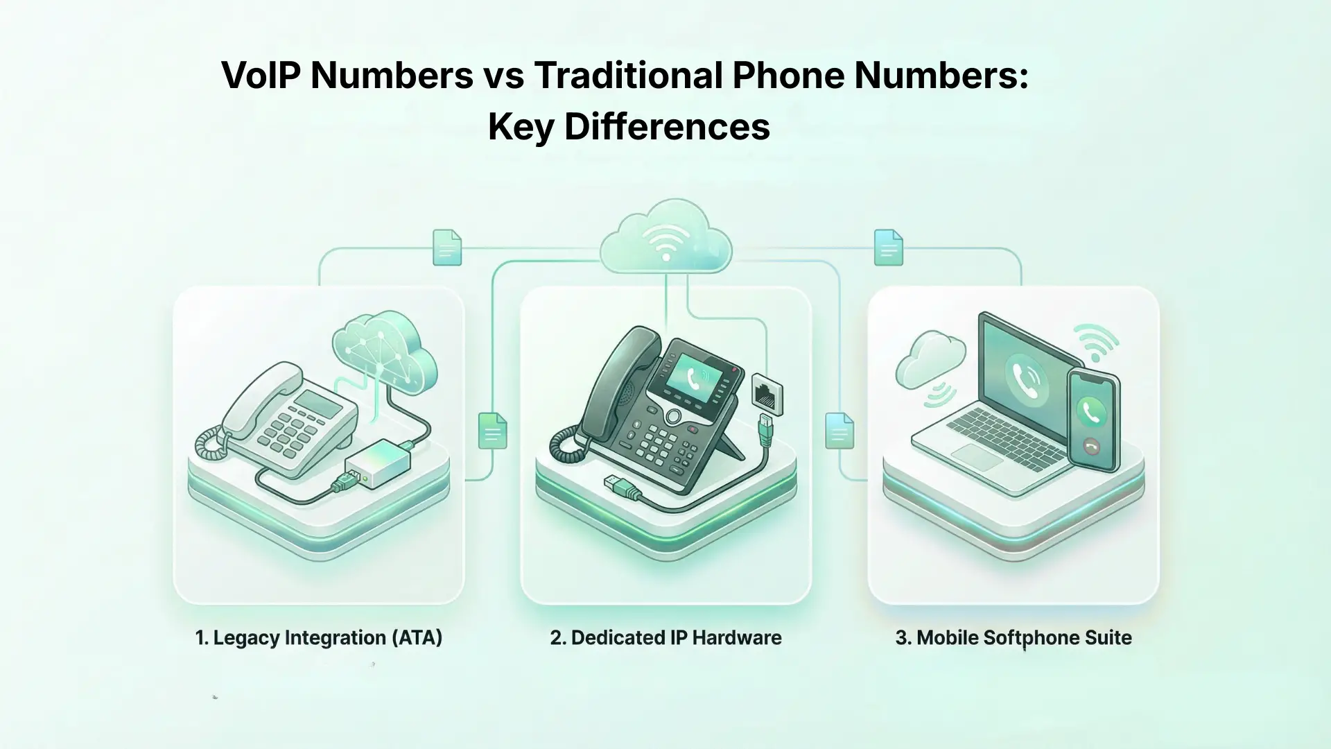 VoIP Numbers vs Traditional Phone Numbers: Key Differences