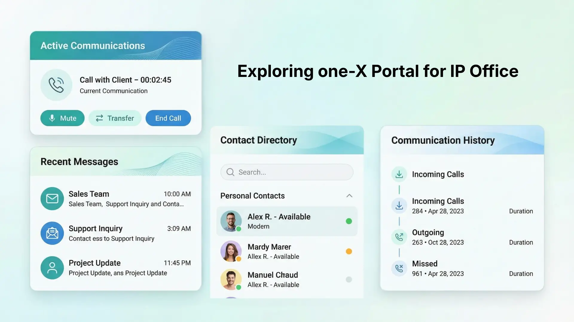 Exploring one-X Portal for IP Office