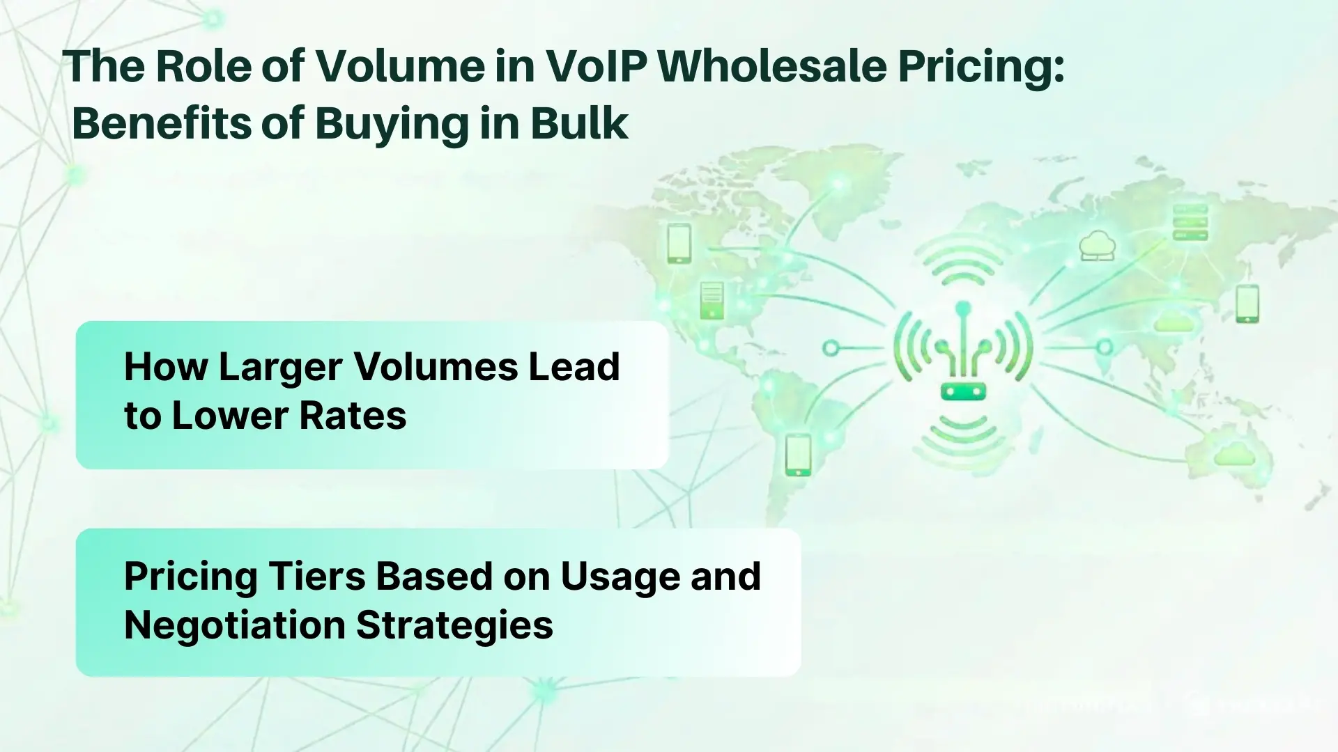 The Role of Volume in VoIP Wholesale Pricing: Benefits of Buying in Bulk