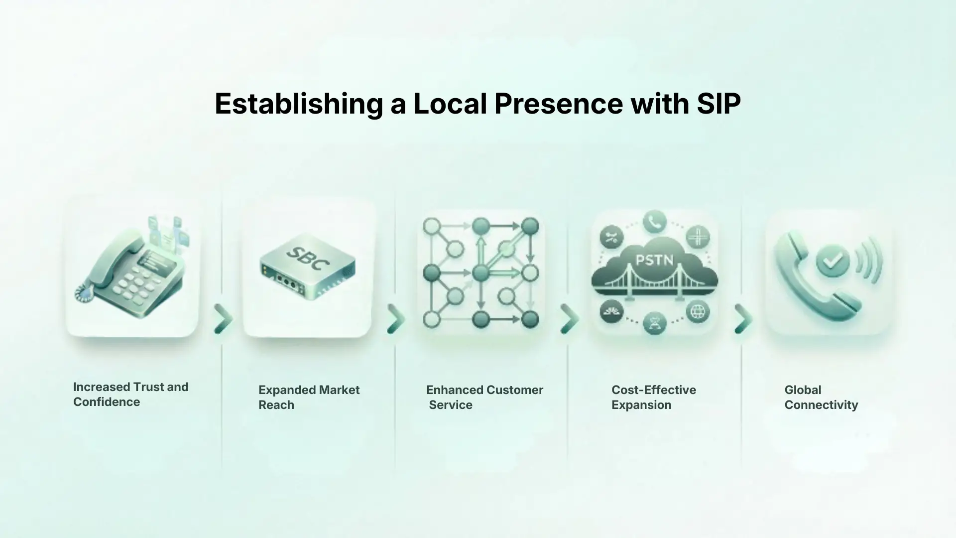 Establishing a Local Presence with SIP