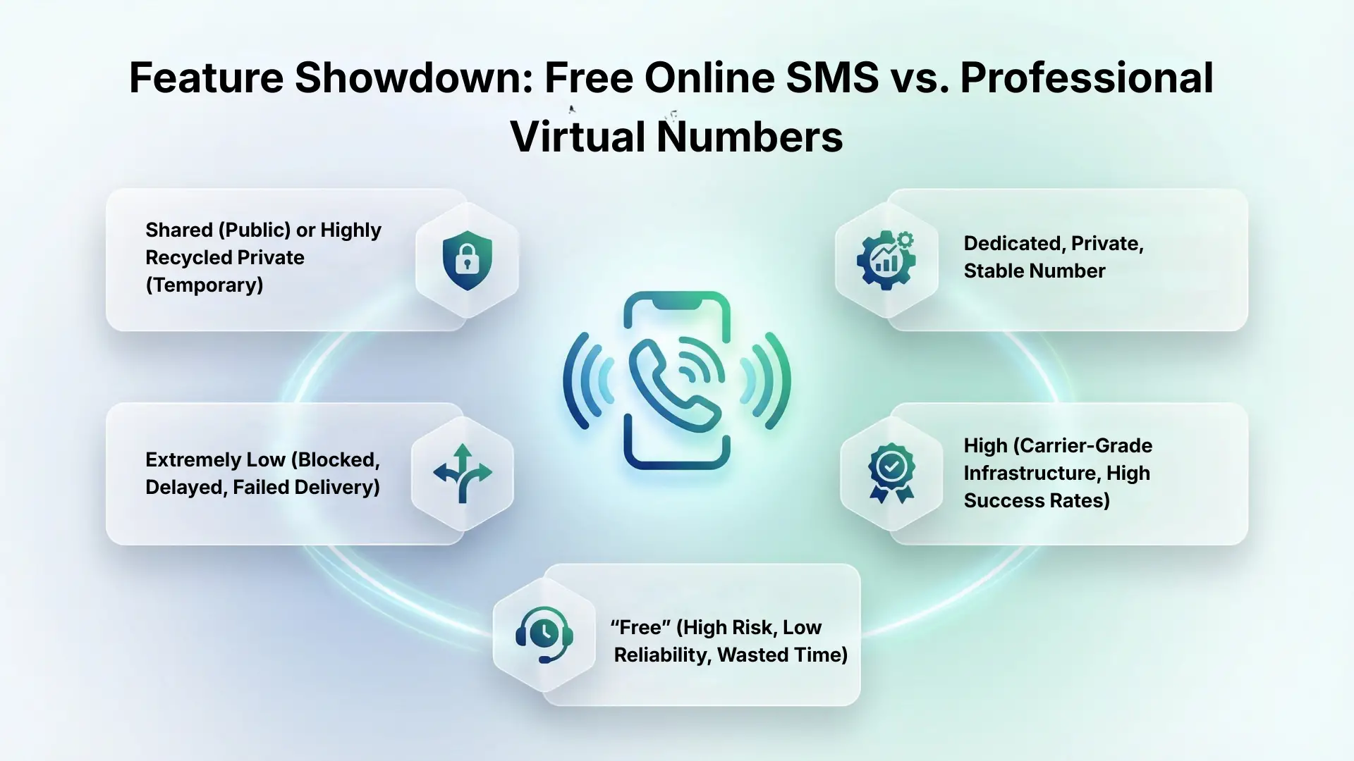 Feature Showdown: Free Online SMS vs. Professional Virtual Numbers
