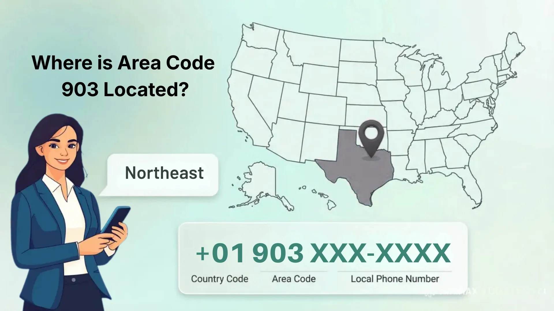 Where is Area Code 903 Located?