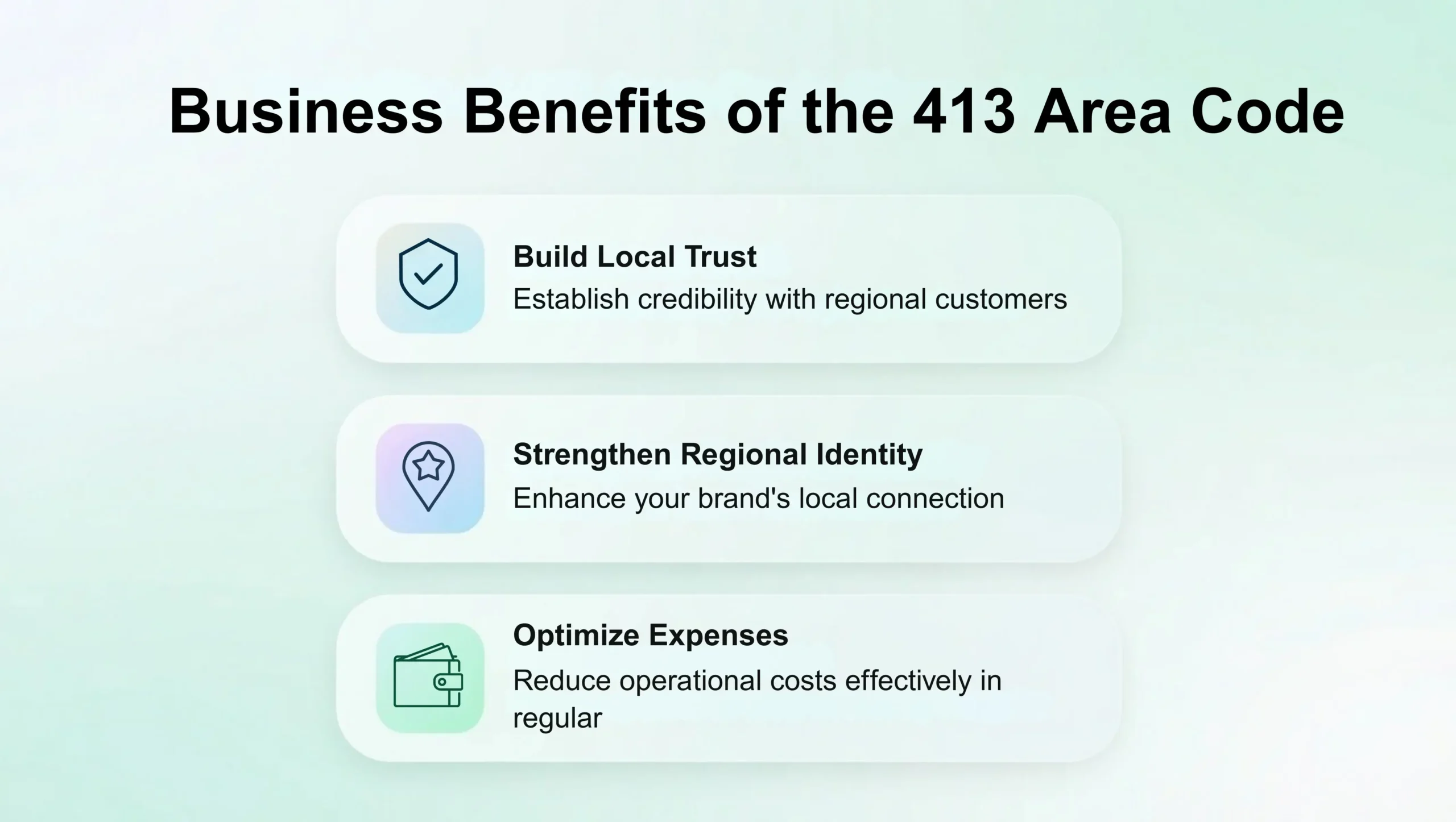 Benefits of 413 area code