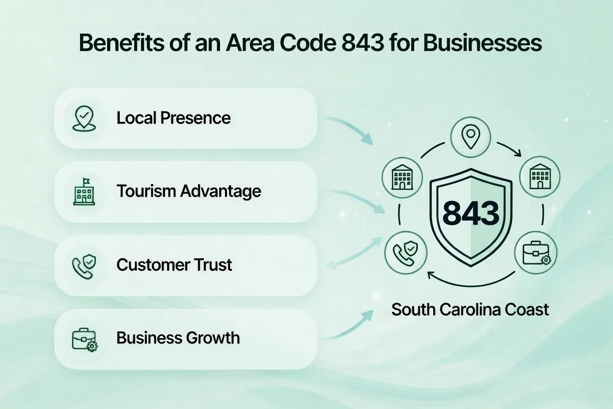 843 Area Code Benefits