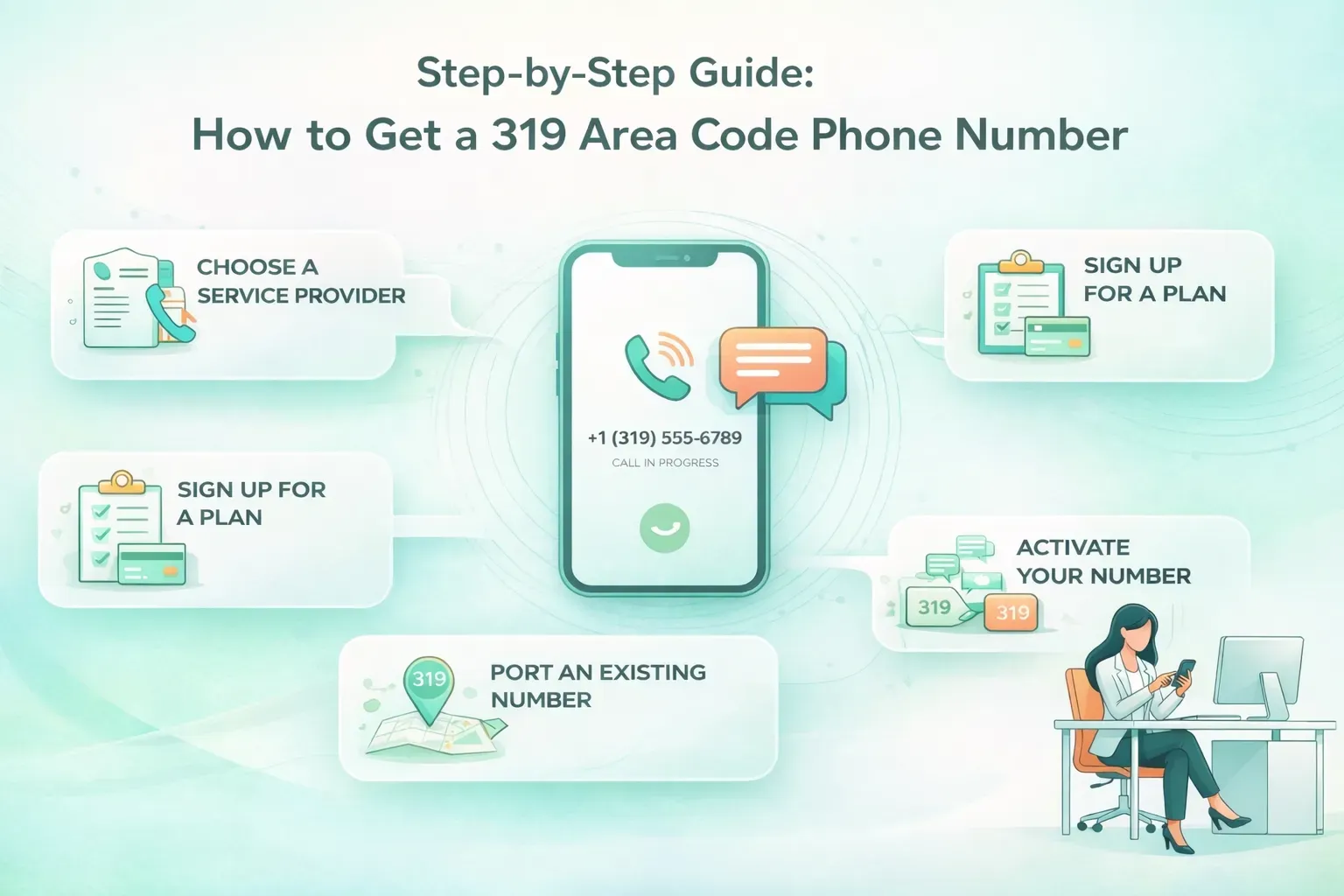 How to Get 319 Area Code Phone Number
