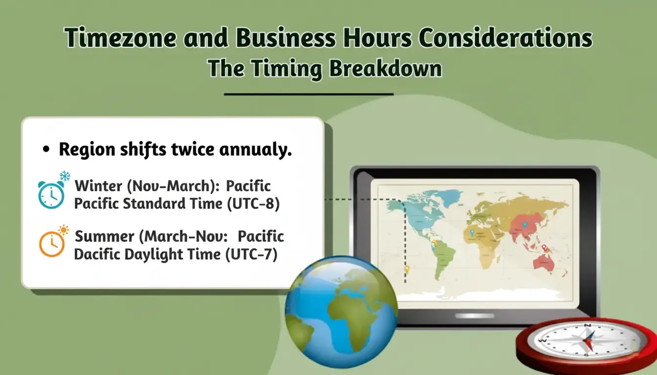 Timezone Scheduling Map