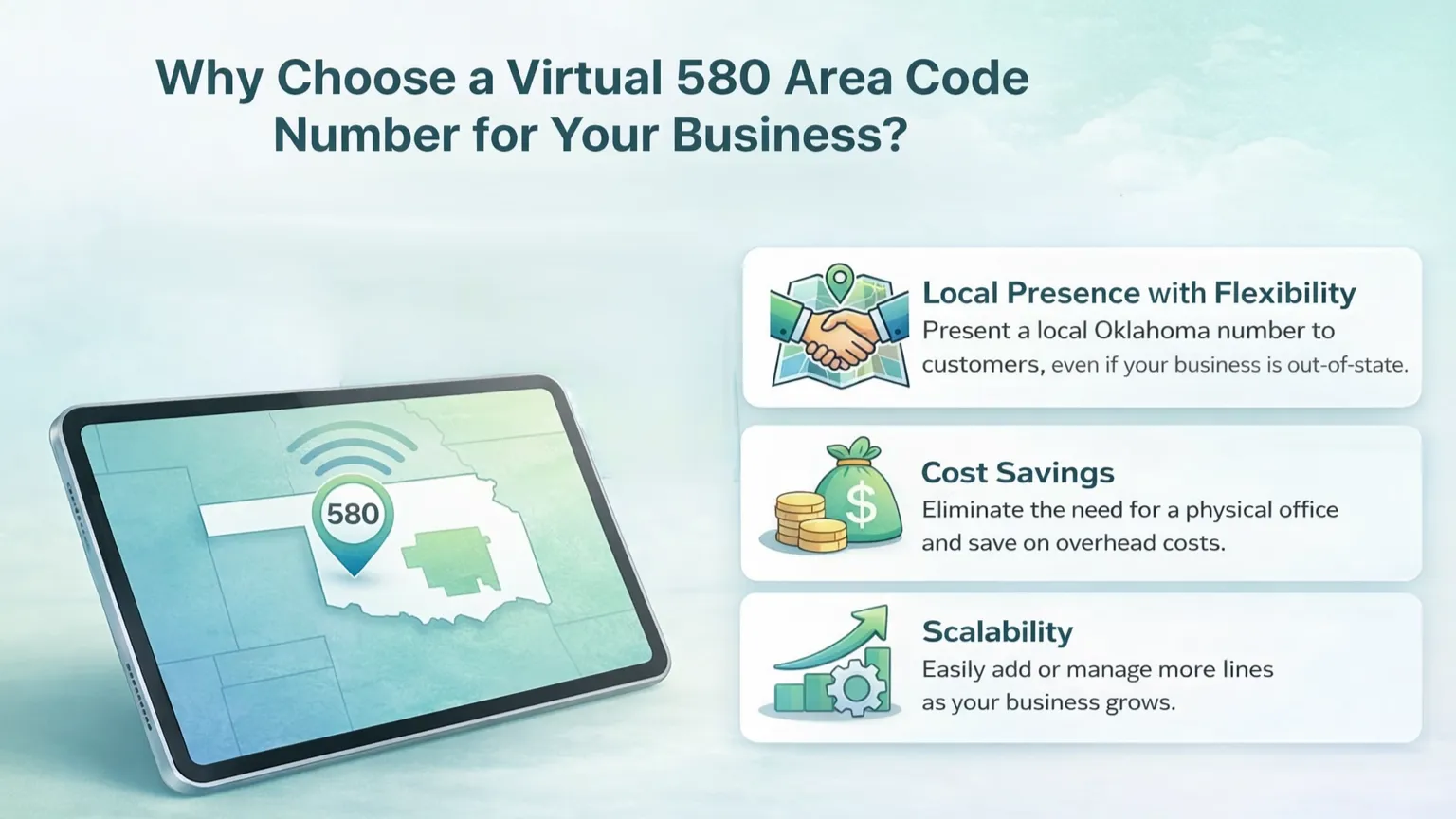Why Choose a Virtual 580 Area Code Number for Your Business