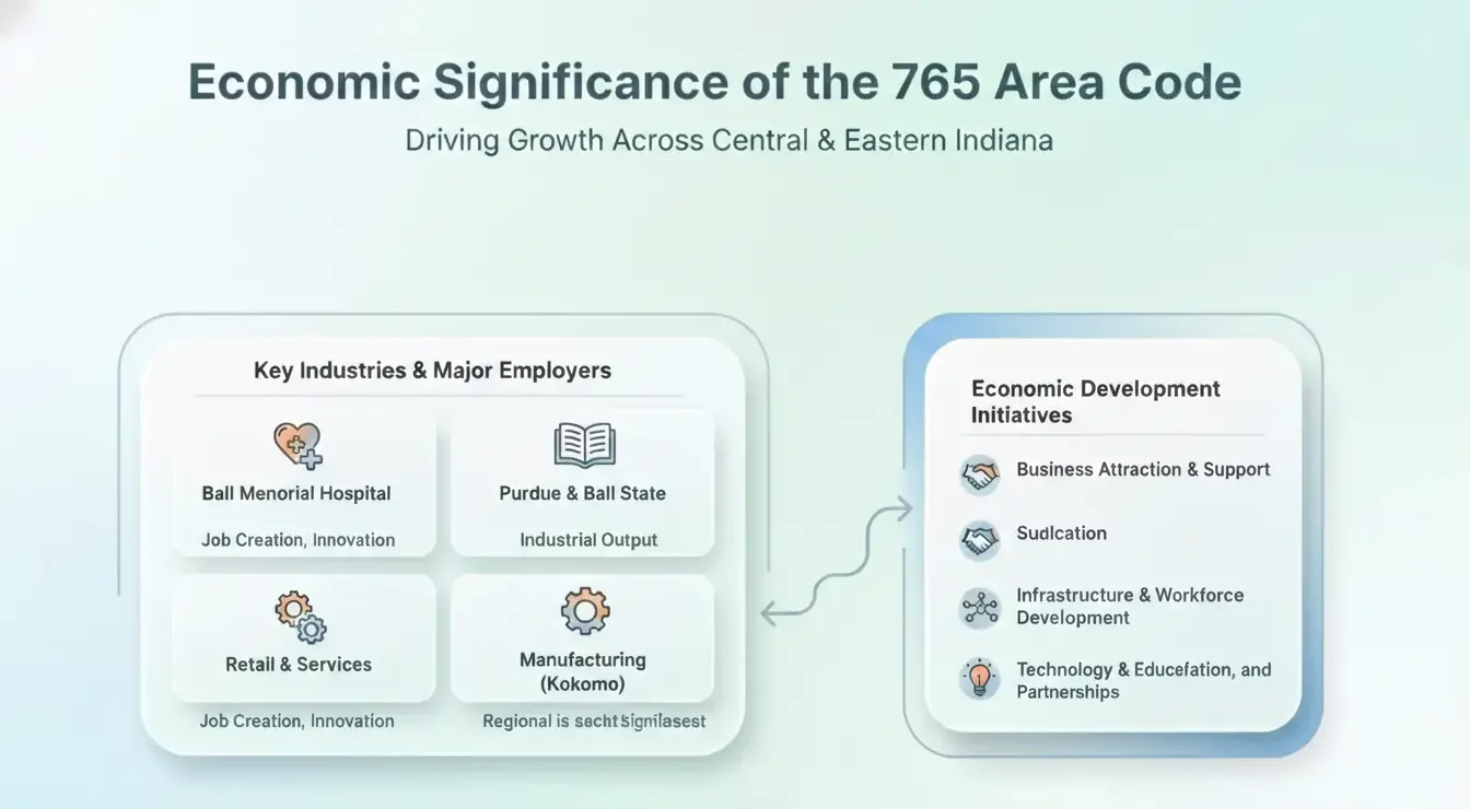 economic 765 area code