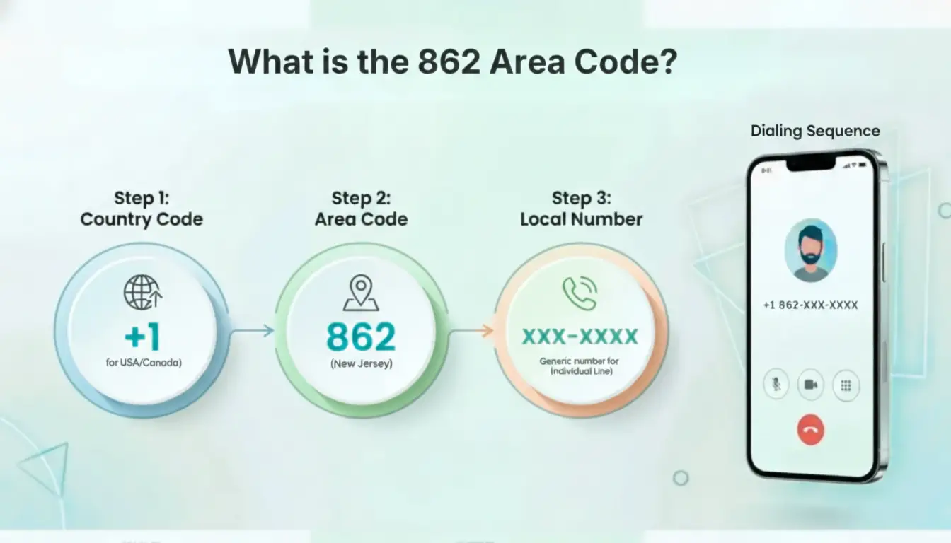 what's 862 area code