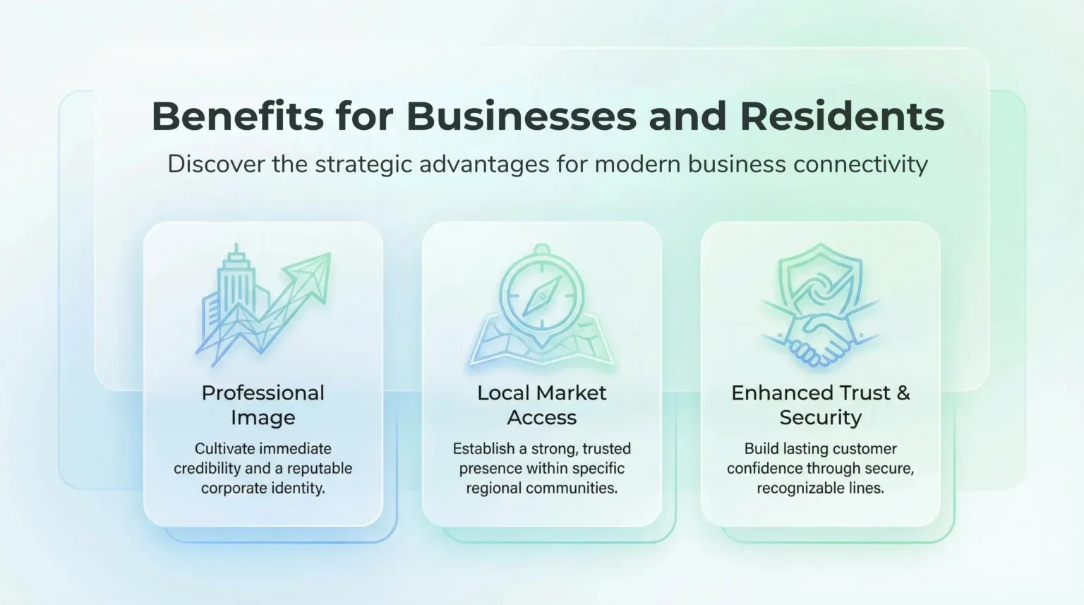 Advantages for Businesses and Residents