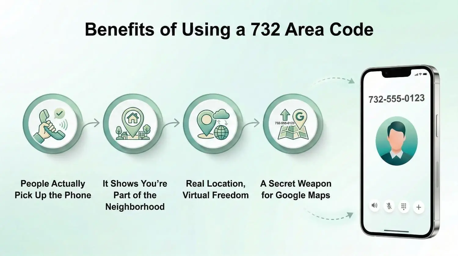 benefits of 732 area