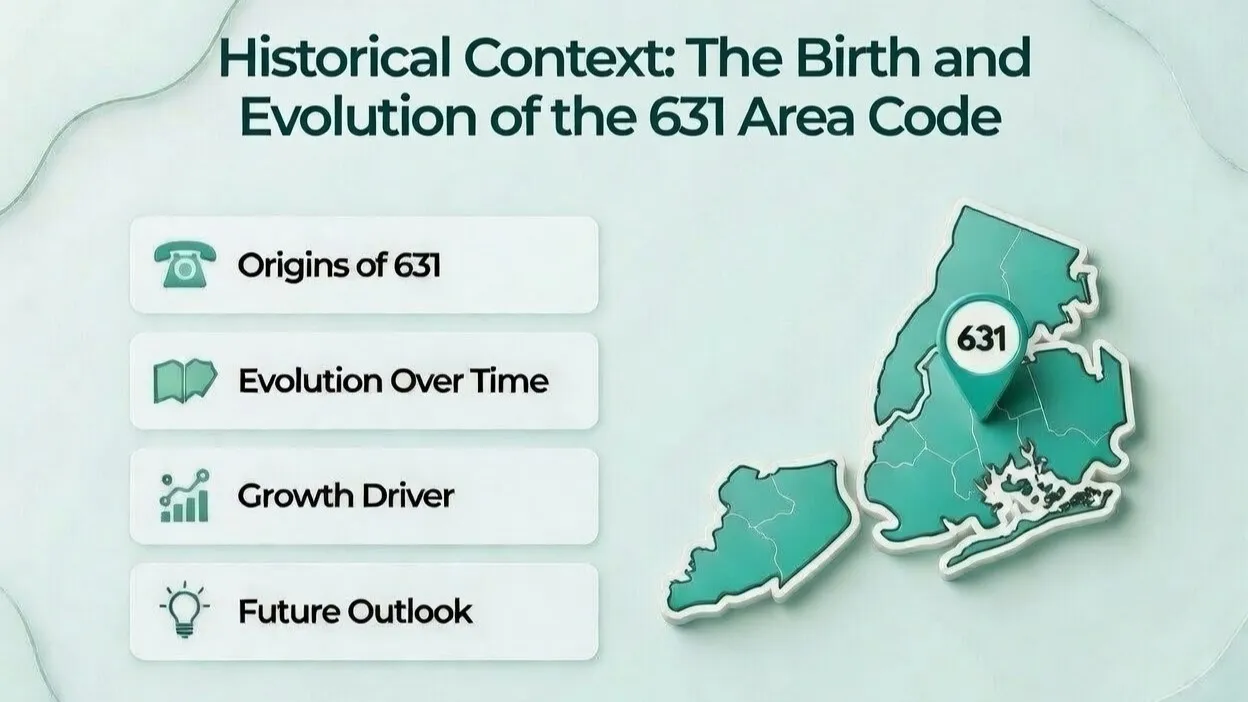 631 Area Code History
