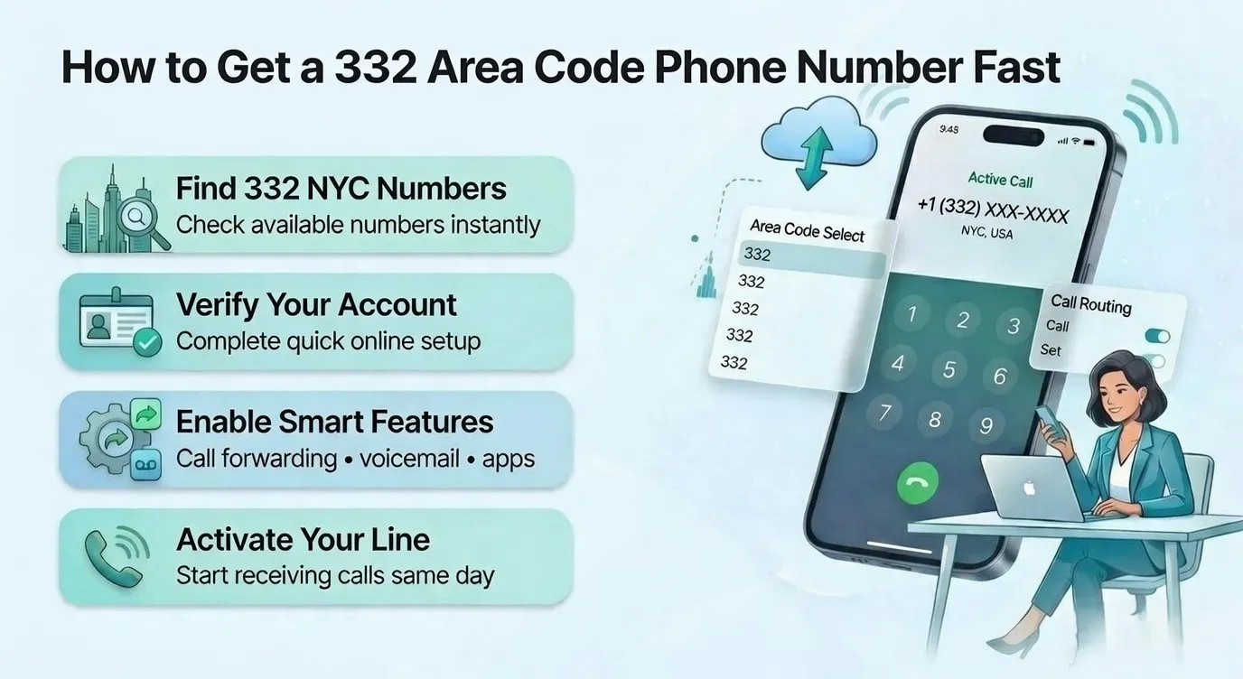 Get 332 Area Code