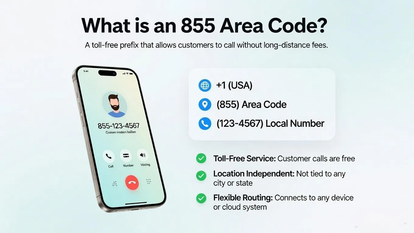 855 Toll-Free Code